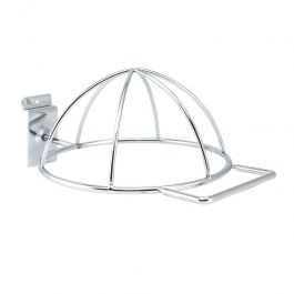 Accessoires pour panneaux rainur&eacute;s Porte casquette pour panneau rainur&eacute; Presentoirs shopping