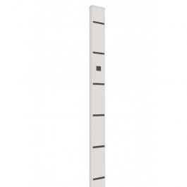 EQUIPO DE TIENDAS : Soporte de pared blanco para g&oacute;ndola de 240 cm