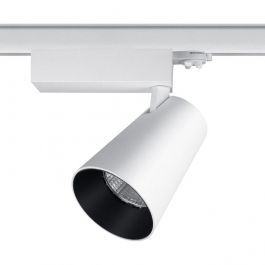 AGENCEMENT MAGASIN : Spot led noir 40w orientable 4000k pour rail triphas&eacute;