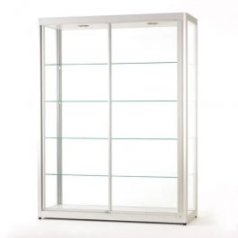 EQUIPO DE TIENDAS : Ventana de columna de plata con asa y puntos led
