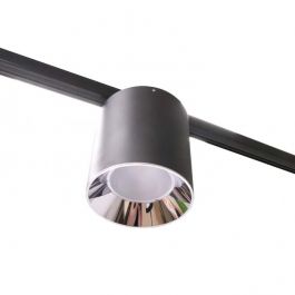 LADENAUSSTATTUNG : Verstellbarer led strahler schwarz silber 30w 3000k