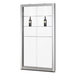 EQUIPO DE TIENDAS : Vitrina de pared para tienda