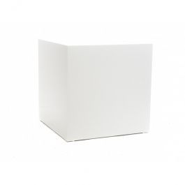 SHOPFITTING : White podium 50 x 50 x 50 cm