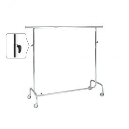 CLOTHES RAILS : Xxl hanging rails metal with wheels