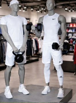 Herren Schaufensterpuppen sport