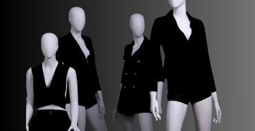 MANNEQUINS SHOPPING : MANNEQUINS VITRINE FEMME